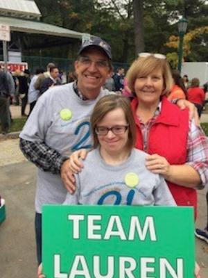 An annual event-The Capital Region Buddy Walk-Go Team Lauren